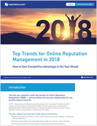 Top Trends for Online Reputation Management