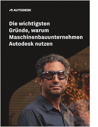 Die wichtigsten Gründe, warum Maschinenbauunternehmen  Autodesk nutzen