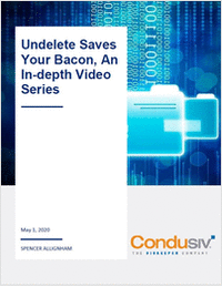 Undelete Saves Your Bacon, An In-depth Video Series