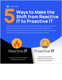 5 Ways to Make the Shift to Proactive IT