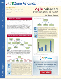 Agile Adoption: Decreasing Time to Market