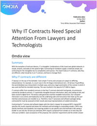 Why IT Contracts Need Special Attention From Lawyers and Technologists