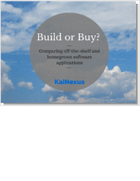 Build or Buy? Comparing Off-The-Shelf and Homegrown Software Applications