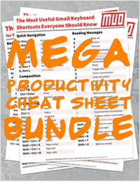 MEGA Productivity Cheat Sheet Bundle