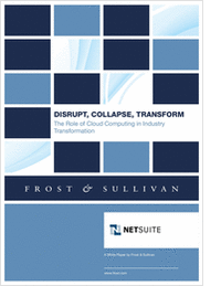 Disrupt, Collapse, Transform