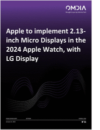 The 2024 Apple Watch, with LG Display