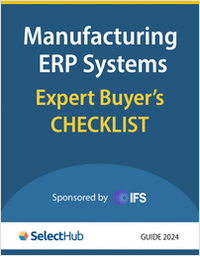 Manufacturing ERP Systems: Expert Buyer's Checklist for 2024