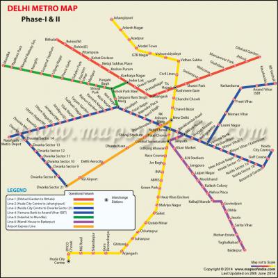 Mexico City Metro Map (Mexico-On-Line)