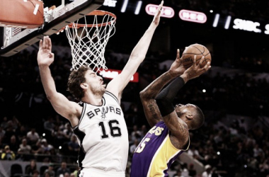 Sin  Manu Ginóbili, San Antonio perdió ante los Lakers