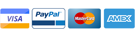 Visa, Paypal, Mastercard, American Express