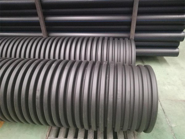 PE Storm Pipe PE double wall corrugated pipe