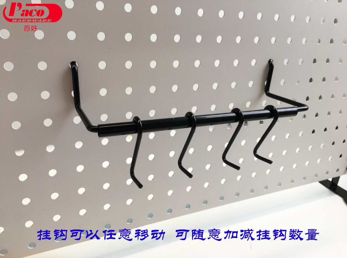 Decorative Pegboard Rack and Hook for Organizing Various Tools