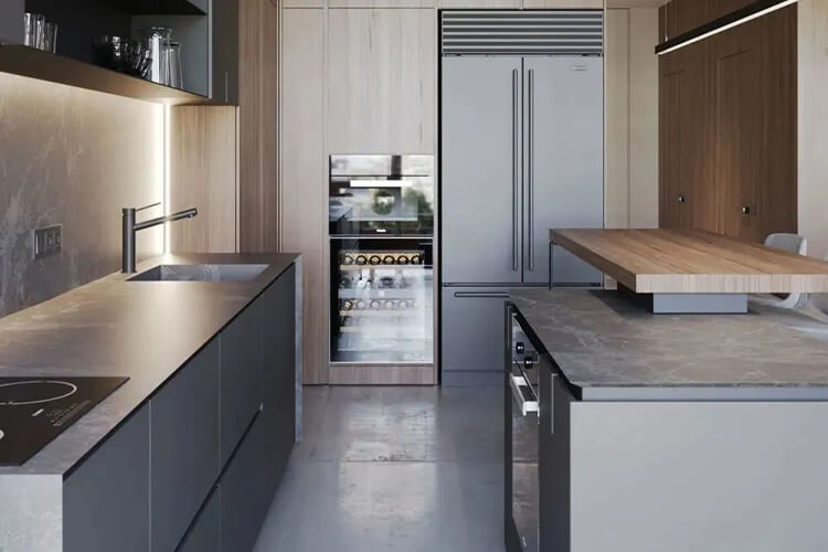 narrow kitchens