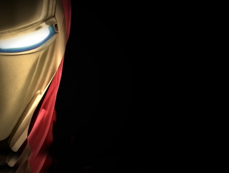 iron man on the black background - Wallpapers Every Day