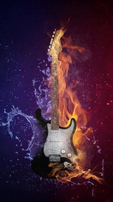 Electric Guitar, Fire