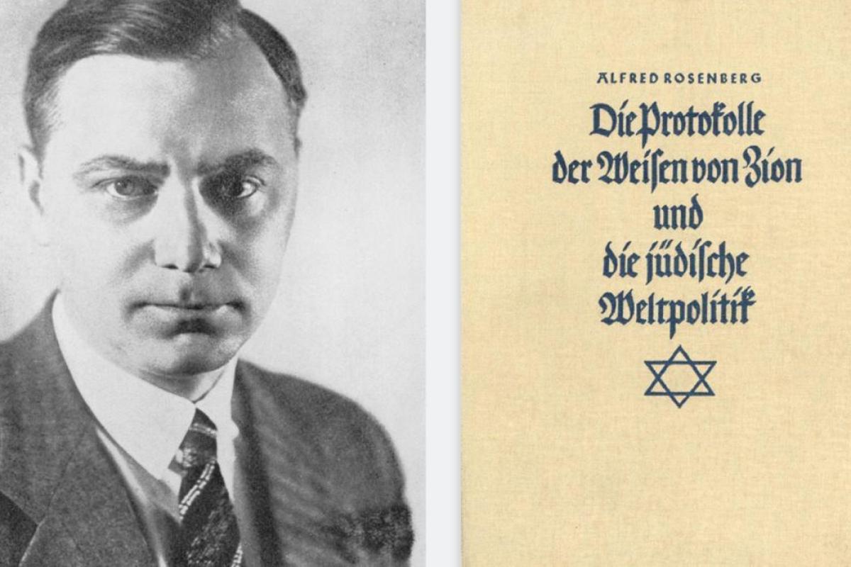 Alfred Rosenberg und seine Broschüre über die angeblichen "Protokolle der Weisen von Zion"