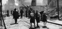 June 1942: Families are made homeless after an enemy raid on Canterbury. (Photo by Central Press/Getty Images) Getty ImagesGetty Images