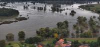 Der Zusammenfluss von Oder und Neiße in Ratzdorf