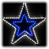 Outdoor Rope Light Star Decorations