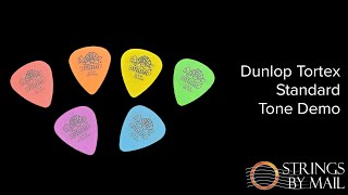 Video thumbnail for Dunlop Tortex Standard Series Tone Demo by Strings By Mail