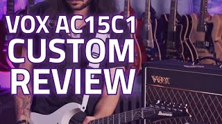 Video thumbnail for Vox AC15C1 Custom Review - An Iconic Valve Amp & Perfect Practice Amp by PMTVUK