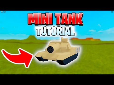 MINI TANK TUTORIAL in PLANE CRAZY ROBLOX *EASY*