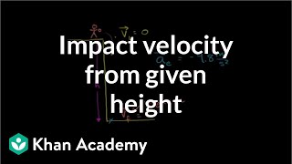 Impact Velocity From Given Height