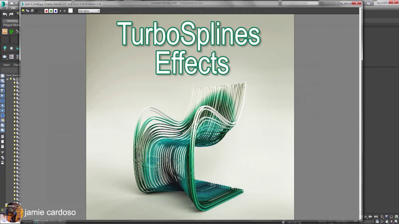 video/using turbosplines plugin 3ds max tutorial 