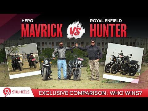 Hero Mavrick 440 vs Royal Enfield Hunter 350 Detailed Comparison || Ride, Comfort, Engine, Value