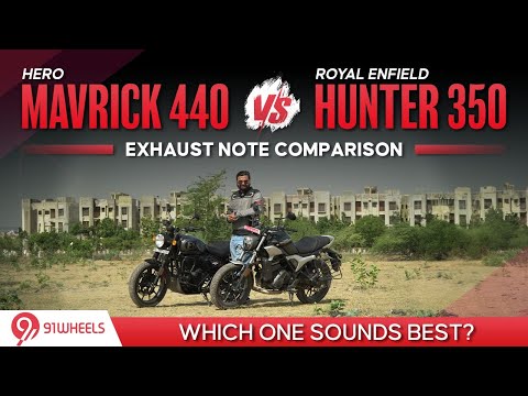 Hero Mavrick 440 Vs Royal Enfield Hunter 350 | Exhaust Note Comparison