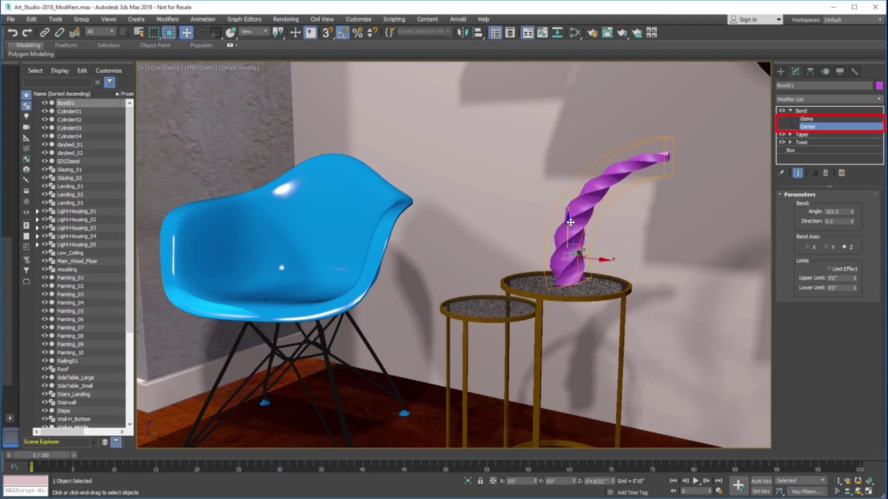 video/modifying geometry 3ds max tutorial 