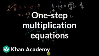 Solving One-Step Equations 2