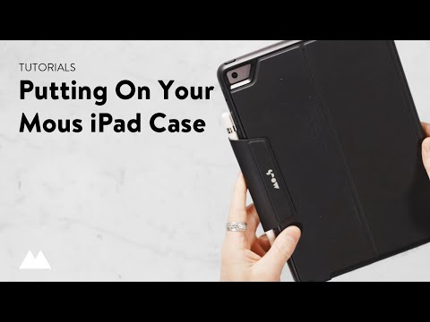 Putting On Your Mous iPad Case