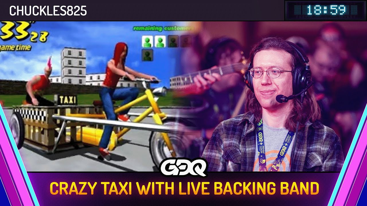 Crazy Taxi with Live Backing Band by chuckles825 in 18:59 - Awesome Games Done Quick 2025 - YouTube