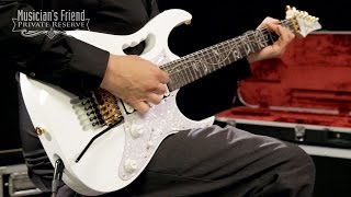 Video thumbnail for Ibanez JEM7V Steve Vai Signature Electric Guitar by Musician's Friend