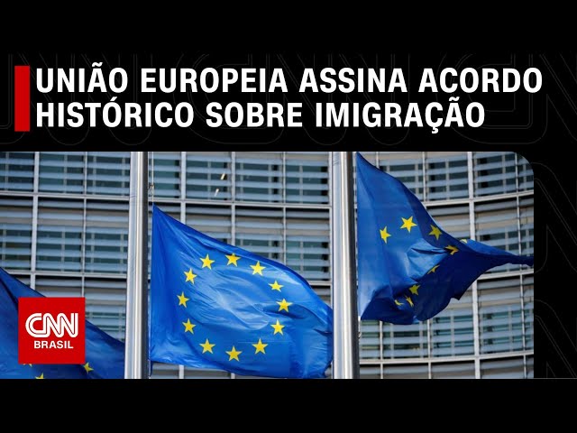 União Europeia assina acordo histórico sobre imigração | LIVE CNN