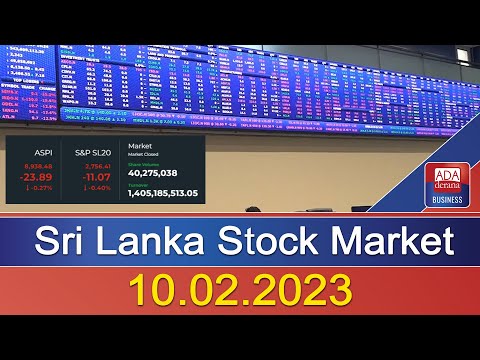 Sri Lanka Stock Market 10.02.2023