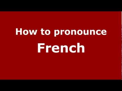 How to pronounce French? (RECOMMENDED) - PronounceNames.com