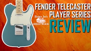 Video thumbnail for FENDER TELECASTER PLAYER SERIES | REVIEW | MORE TALK LESS ROCK | ARE SQUIERS BETTER THAN FENDERS? by Sloppy Joe's Shred Shack