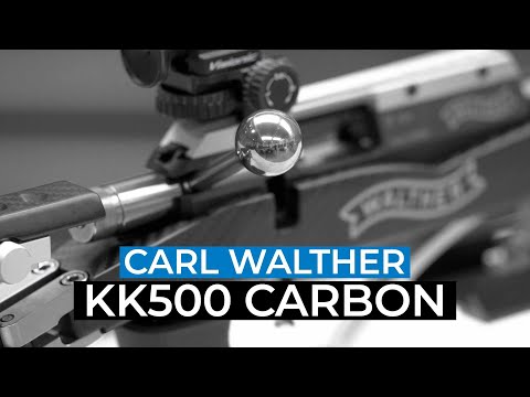 walther: High-tech at its best: Walther's KK500 smallbore target rifle, now with carbon stock and electronic trigger