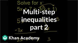 Multi-Step Inequalities 2