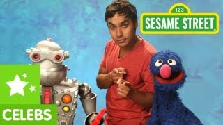 Sesame Street: Kunal Nayyar Helps Grover fix his Robot