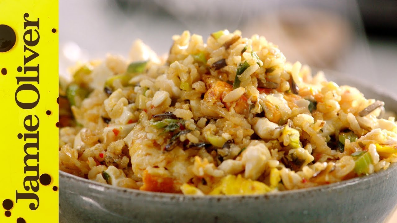 Egg fried rice: Jamie Oliver