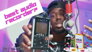 Video thumbnail for TASCAM DR-44WL 4 TRACK AUDIO RECORDER - REVIEW by Trae Firstclass