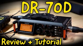 Video thumbnail for A Cheap and Capable Field Recorder | Tascam DR-70D Review + Tutorial by Elias Olsen