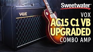 Video thumbnail for Vox AC15 Custom Vintage Black Combo Amplifier Demo by Sweetwater