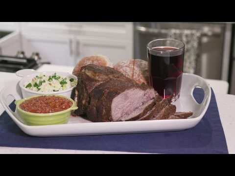 Rotisserie Bourbon Pork Roast - Americana Electric Grill Video