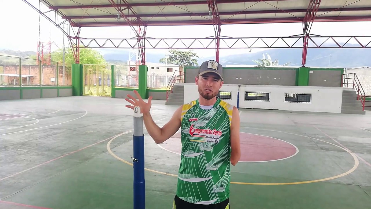 Instalación Tubos y Malla para Voleibol. Voleibol Sin Limites