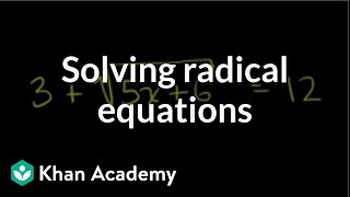 Solving Radical Equations