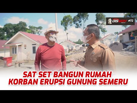 Sat Set Bangun Rumah Korban Erupsi Gunung Semeru